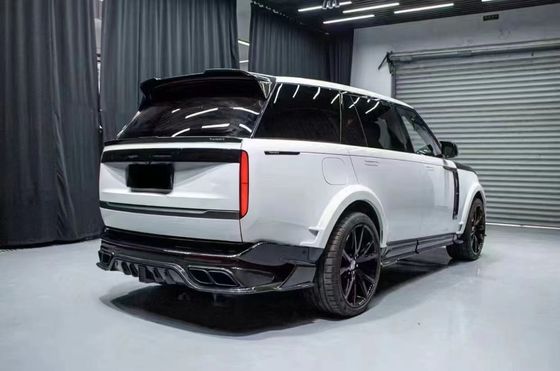 Land Rover Range Rover Carbon fiber Body Kit Range Rover Upgraded Mansory style front lip diffuser স্পয়লার হুড চাকা আর্ক সাইড স্কার্ট