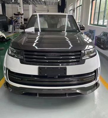 Land Rover Range Rover Carbon fiber Body Kit Range Rover Upgraded Mansory style front lip diffuser স্পয়লার হুড চাকা আর্ক সাইড স্কার্ট