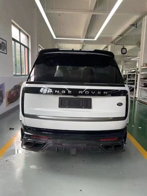 Land Rover Range Rover Carbon fiber Body Kit Range Rover Upgraded Mansory style front lip diffuser স্পয়লার হুড চাকা আর্ক সাইড স্কার্ট