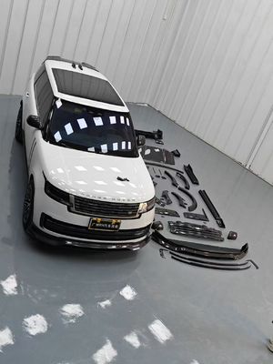 Land Rover Range Rover Carbon fiber Body Kit Range Rover Upgraded Mansory style front lip diffuser স্পয়লার হুড চাকা আর্ক সাইড স্কার্ট