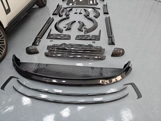 Land Rover Range Rover Carbon fiber Body Kit Range Rover Upgraded Mansory style front lip diffuser স্পয়লার হুড চাকা আর্ক সাইড স্কার্ট