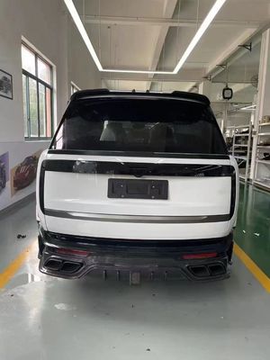 Land Rover Range Rover Carbon fiber Body Kit Range Rover Upgraded Mansory style front lip diffuser স্পয়লার হুড চাকা আর্ক সাইড স্কার্ট