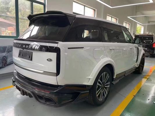Land Rover Range Rover Carbon fiber Body Kit Range Rover Upgraded Mansory style front lip diffuser স্পয়লার হুড চাকা আর্ক সাইড স্কার্ট