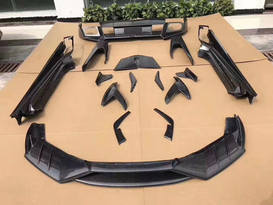 Lamborghini LP580 LP610 কার্বন ফাইবার বডি কিট LP580 LP610 আপগ্রেড MSY স্টাইল ফ্রন্ট লিপ ডিফিউজার স্পয়লার সাইড স্কার্ট