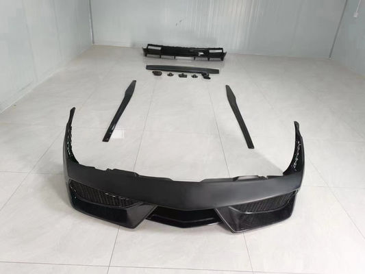 ল্যাম্বোরগিনি গ্যালার্ডো LP550 LP560 কার্বন ফাইবার বডি কিট LP550 LP560 আপগ্রেড করা DMC স্টাইল ফ্রন্ট এবং রিয়ার বাম্পার স্পয়লার বডি কিট