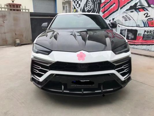 Lamborghini URUS কার্বন ফাইবার বডি কিট জন্য Urus আপগ্রেড শীর্ষ-শৈলী কার্বন ফাইবার ফ্রন্ট ঠোঁট ডিফিউজার স্পয়লার হুড ওয়াইডবডি কিট