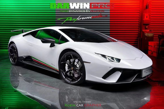 ল্যাম্বোরগিনি LP580 LP610 কার্বন ফাইবার বডি কিট LP580 LP610 আপগ্রেড করা LP640 স্টাইলের সামনের এবং পিছনের বাম্পার স্পয়লার হুড