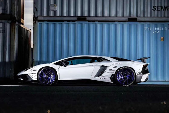 Lamborghini Aventador LP700 কার্বন ফাইবার বডি কিট LP700 আপগ্রেড করা LB স্টাইলের সাইড স্কার্ট স্পয়লার হুইল আর্ক