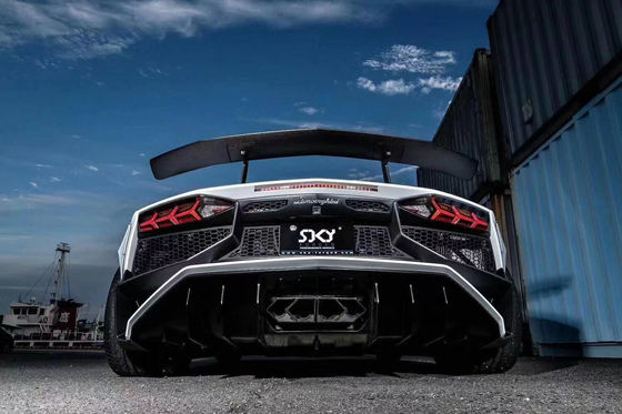 Lamborghini Aventador LP700 কার্বন ফাইবার বডি কিট LP700 আপগ্রেড করা LB স্টাইলের সাইড স্কার্ট স্পয়লার হুইল আর্ক