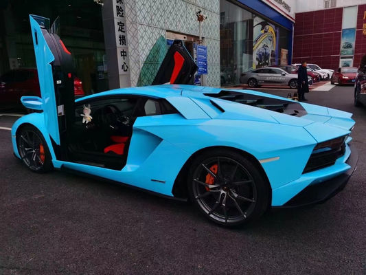 Lamborghini Aventador LP700 কার্বন ফাইবার বডি কিট LP740 স্টাইলের জন্য সামনের এবং পিছনের বাম্পার স্পয়লার