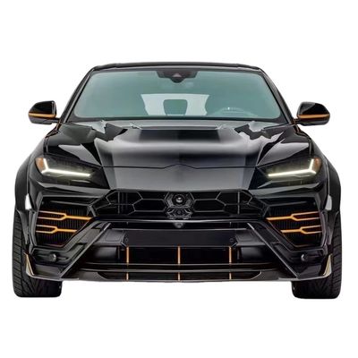 Lamborghini Urus কার্বন ফাইবার বডি কিট Urus আপগ্রেড করা VORS স্টাইল কার্বন ফাইবার ফ্রন্ট লিপ ডিফিউজার স্পয়লার হুড
