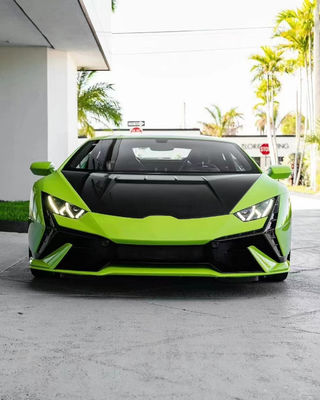 Lamborghini LP580 LP610 EVO কার্বন ফাইবার বডি কিট LP580 LP610 EVO আপগ্রেড TecNIA-স্টাইলের ফ্রন্ট বাম্পার বডি কিট