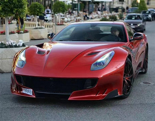 ফেরারির জন্য F12 কার্বন ফাইবার হুড F12 আপগ্রেড TDF স্টাইল কার্বন ফাইবার হুড বডি কিট