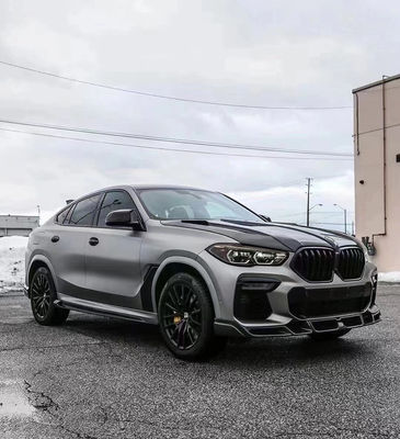 গরম বিক্রয় G06 X6 কার্বন ফাইবার বডি কিট Forbmw X6 কার্বন ফাইবার সামনের ফাটল রিয়ার ডিফিউজার স্পয়লার কভার