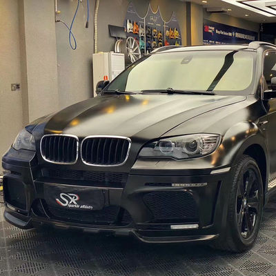 গরম বিক্রয় X6 E70 E71 প্রশস্ত বডি কিট Forbmw X6 বডি কিট সামনের এবং পিছনের বাম্পার স্পয়লার সাইড স্কার্ট