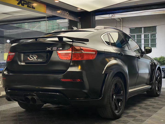গরম বিক্রয় X6 E70 E71 প্রশস্ত বডি কিট Forbmw X6 বডি কিট সামনের এবং পিছনের বাম্পার স্পয়লার সাইড স্কার্ট