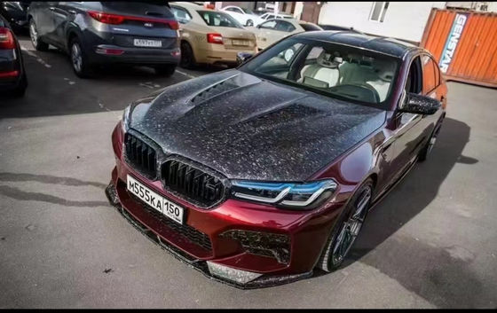 বিএমডব্লিউ ৫ সিরিজ G30 G38 F90 কার্বন ফাইবার মেশিন কভার G30 G38 F90 শুকনো কার্বন ফাইবার ইঞ্জিন হ্যাচ কভার
