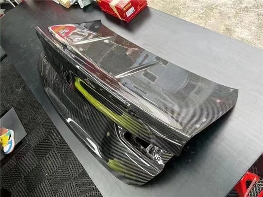 জন্য BMW M3 M4 কার্বন ফাইবার রিয়ার কভার M3 M4 CSL স্টাইল শুকনো কার্বন ফাইবার ট্রাঙ্ক কভার রিয়ার রিয়ার কভার হুড