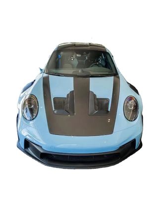 ব্লু পোর্শ বডি কিট 992 GT3RS স্টাইল শুকনো কার্বন ফাইবার হুড