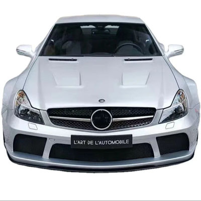 Mercedes SL R230 Widebody Kit SL R230 আপগ্রেড করা BS স্টাইল ফ্রন্ট এবং রিয়ার বাম্পার স্পয়লার Widebody Kit