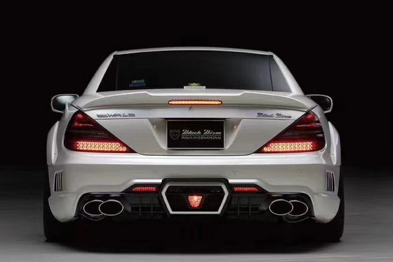 Mercedes SL R230 Widebody Kit SL R230 Upgraded WD Style Front and Rear Bumper Spoiler Widebody Kit এর জন্য
