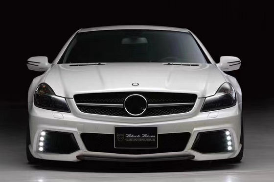 Mercedes SL R230 Widebody Kit SL R230 Upgraded WD Style Front and Rear Bumper Spoiler Widebody Kit এর জন্য